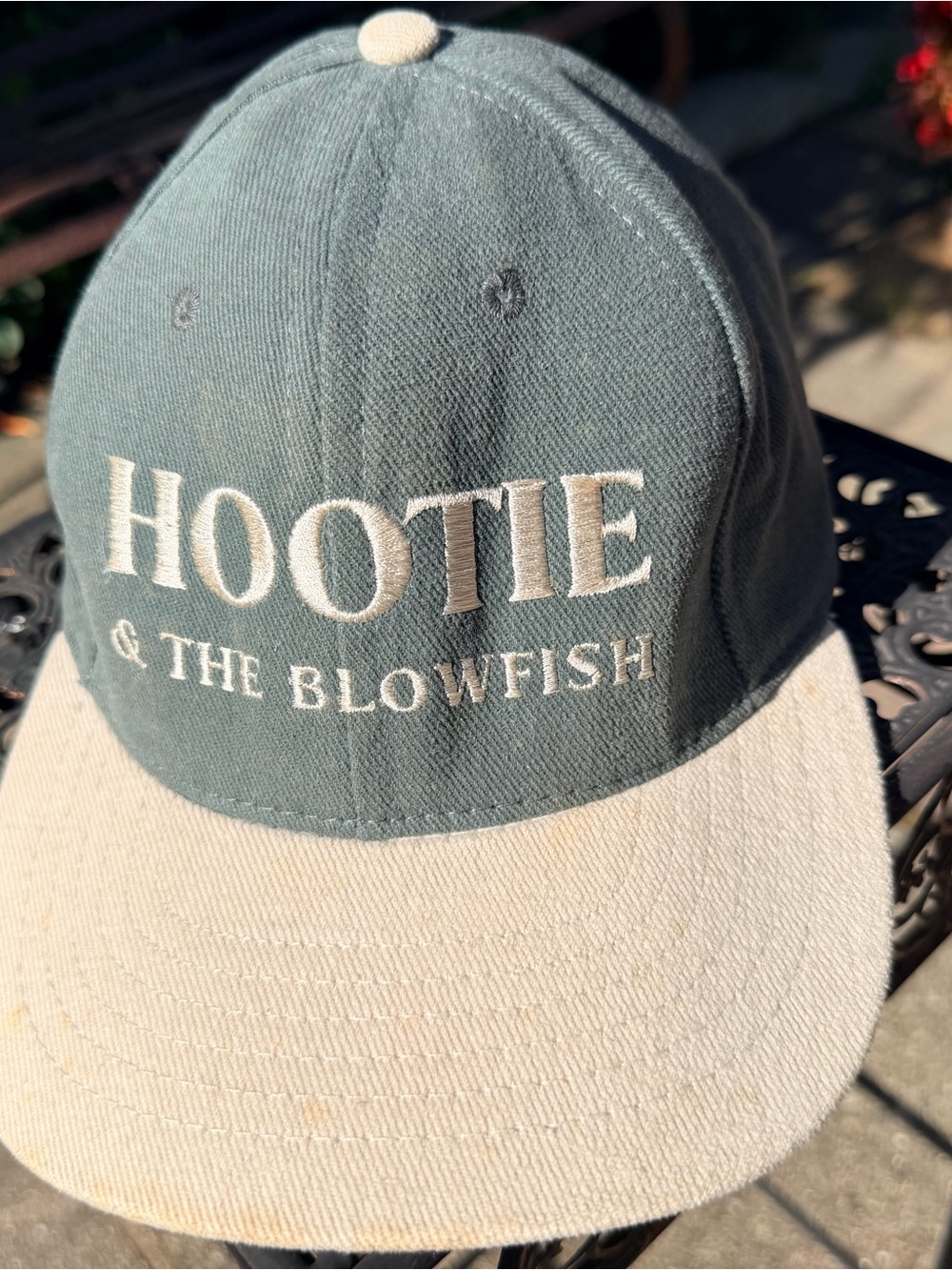 Hootie and the Blowfish Baseball Cap - Green & Cream